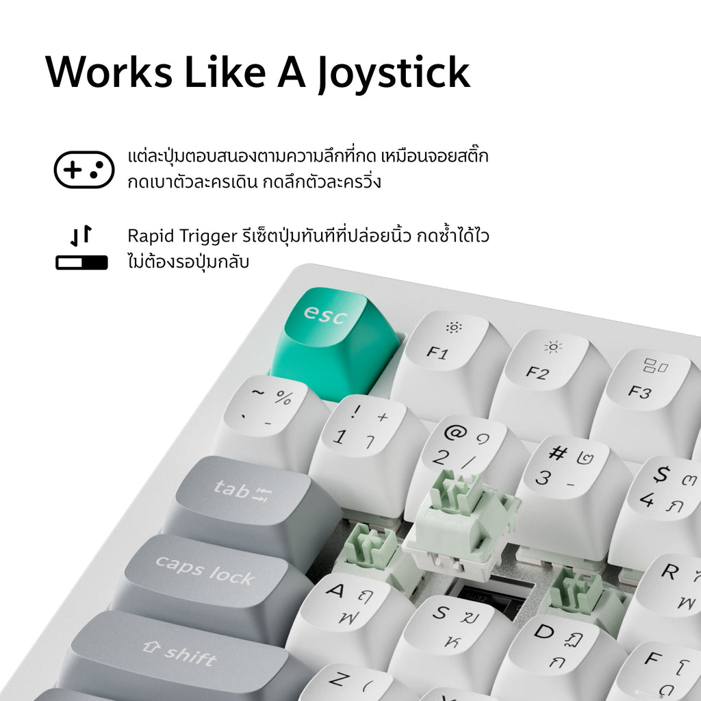 Keychron C75 TMR 8K Wired Magnetic Switch Keyboard