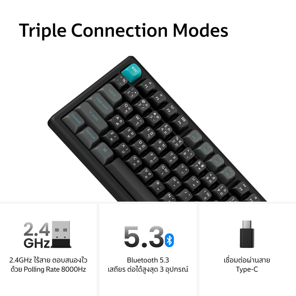 Keychron J2 TMR Wireless Magnetic Switch Keyboard