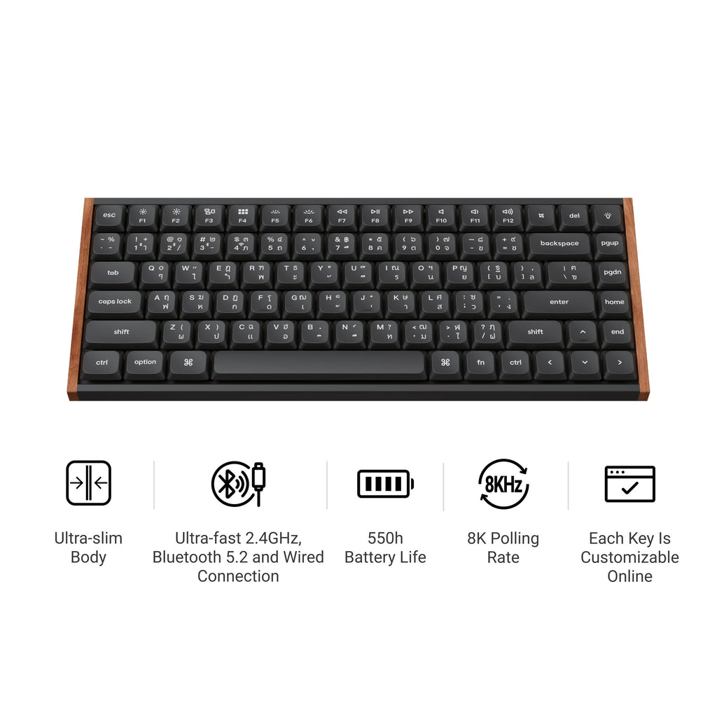 Keychron K3 Ultra 8K Wireless Custom Mechanical Keyboard