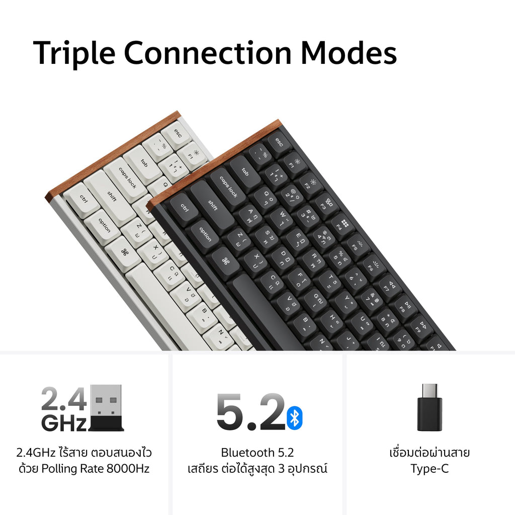 Keychron K3 Ultra 8K Wireless Custom Mechanical Keyboard