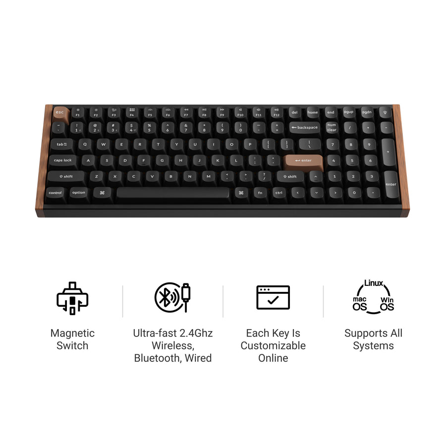Keychron K4 TMR Wireless Magnetic Switch Custom Keyboard - Keychron Thailand