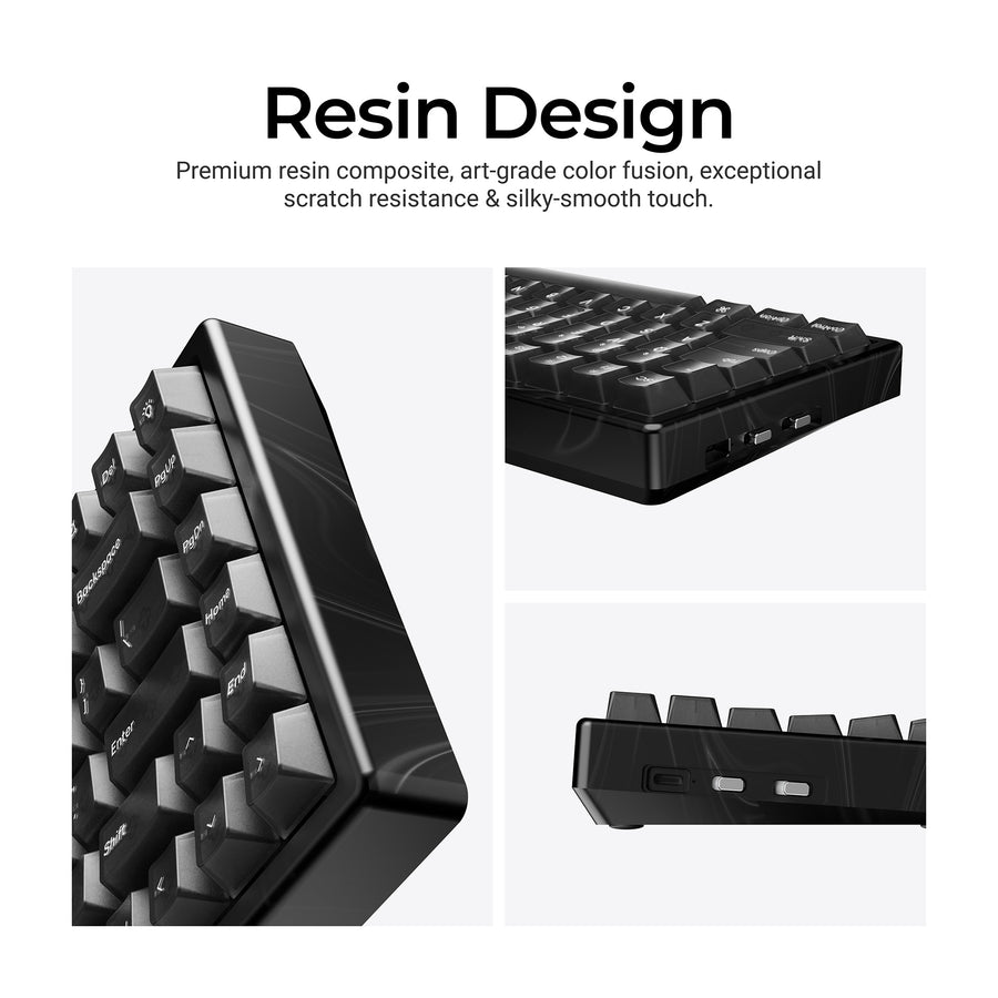 Keychron K2 TMR Wireless Magnetic Switch Custom Keyboard - Resin Edition