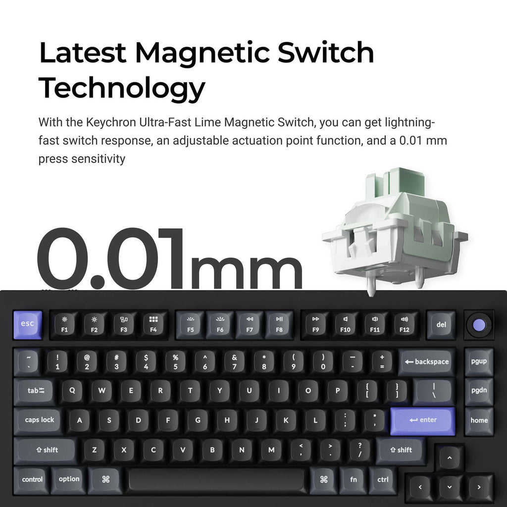 Keychron Q1 HE 8K TMR 8K Wired Magnetic Switch Keyboard