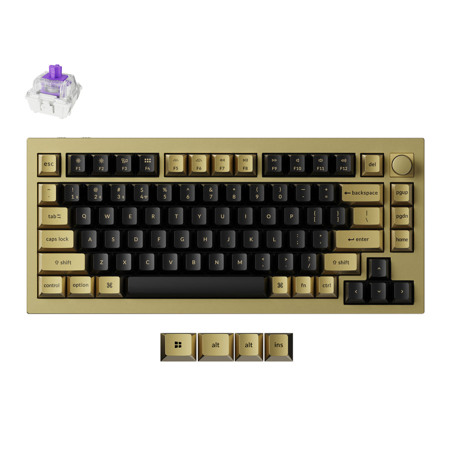 Keychron Q1 TMR QMK Wireless Custom Keyboard - Copper Edition - Keychron Thailand