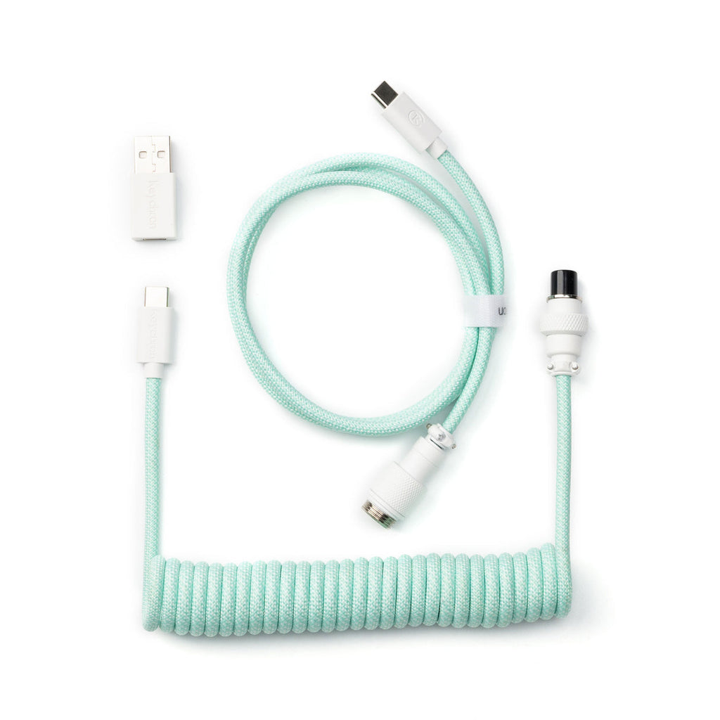สายเคเบิลคีย์บอร์ดแบบขด Keychron Coiled Aviator Cable 8K - Keychron Thailand
