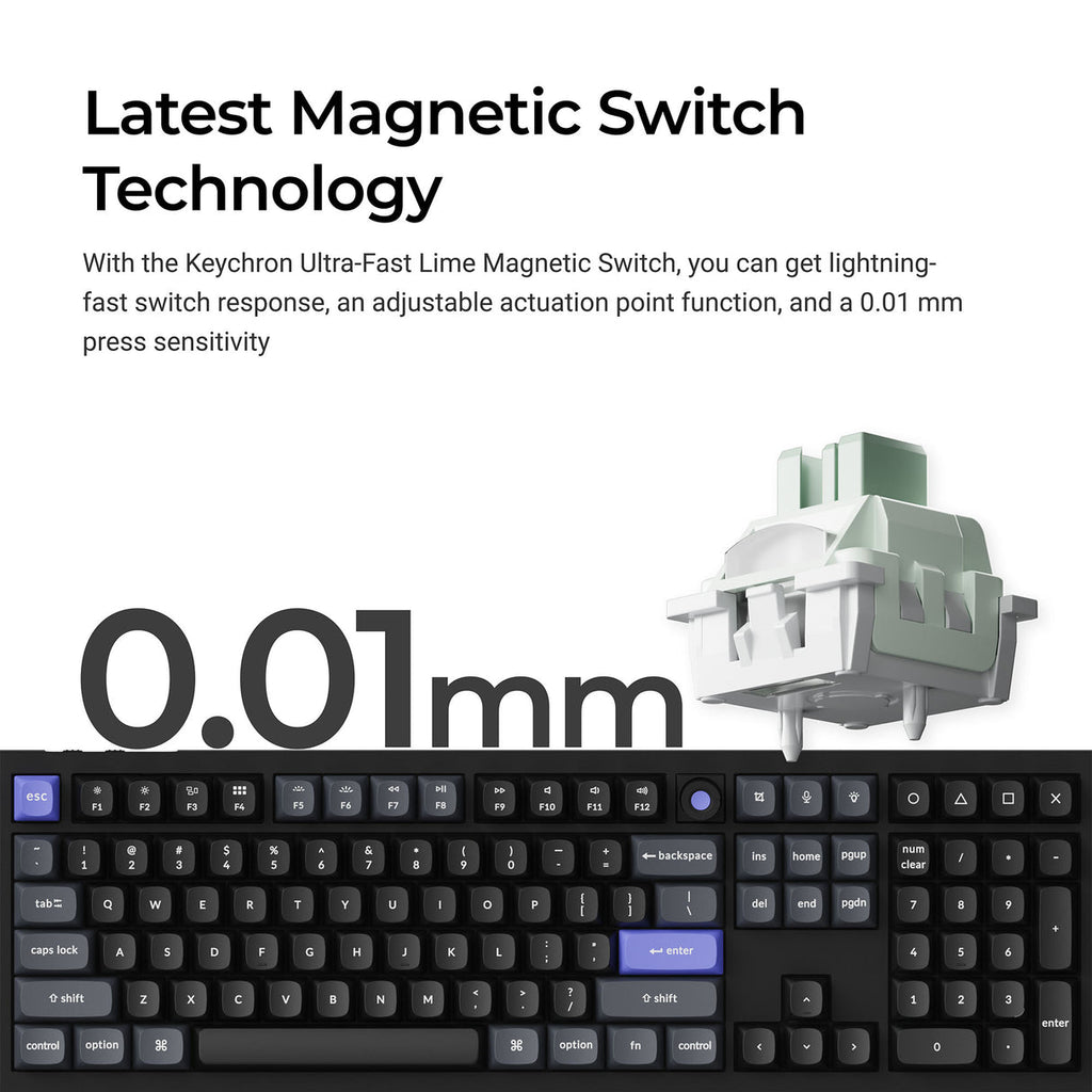 Keychron Q6 HE 8K Magnetic TMR Switch Keyboard - Keychron Thailand