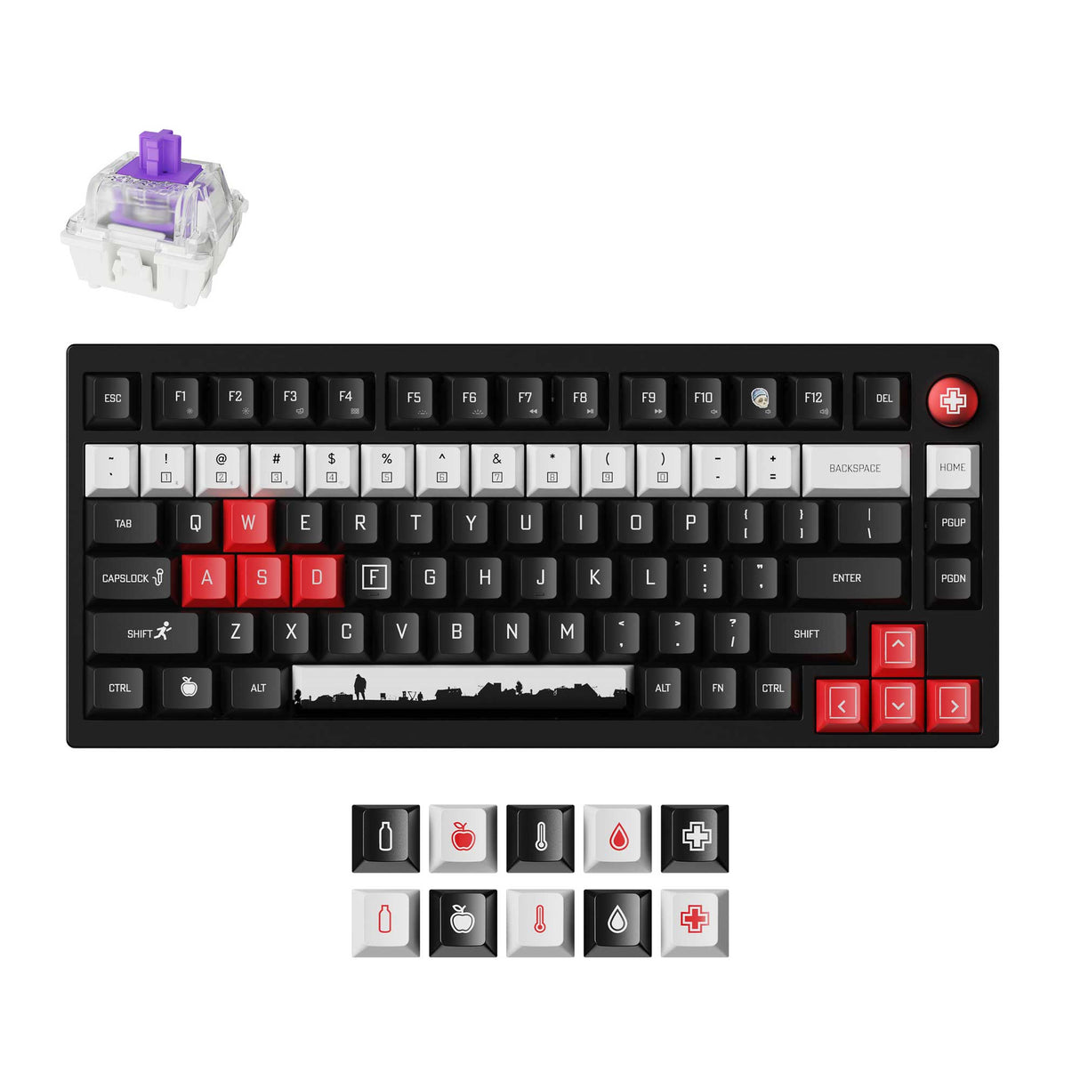 DayZ Special Edition Wireless Magnetic Switch Custom Keyboard - Keychron Thailand
