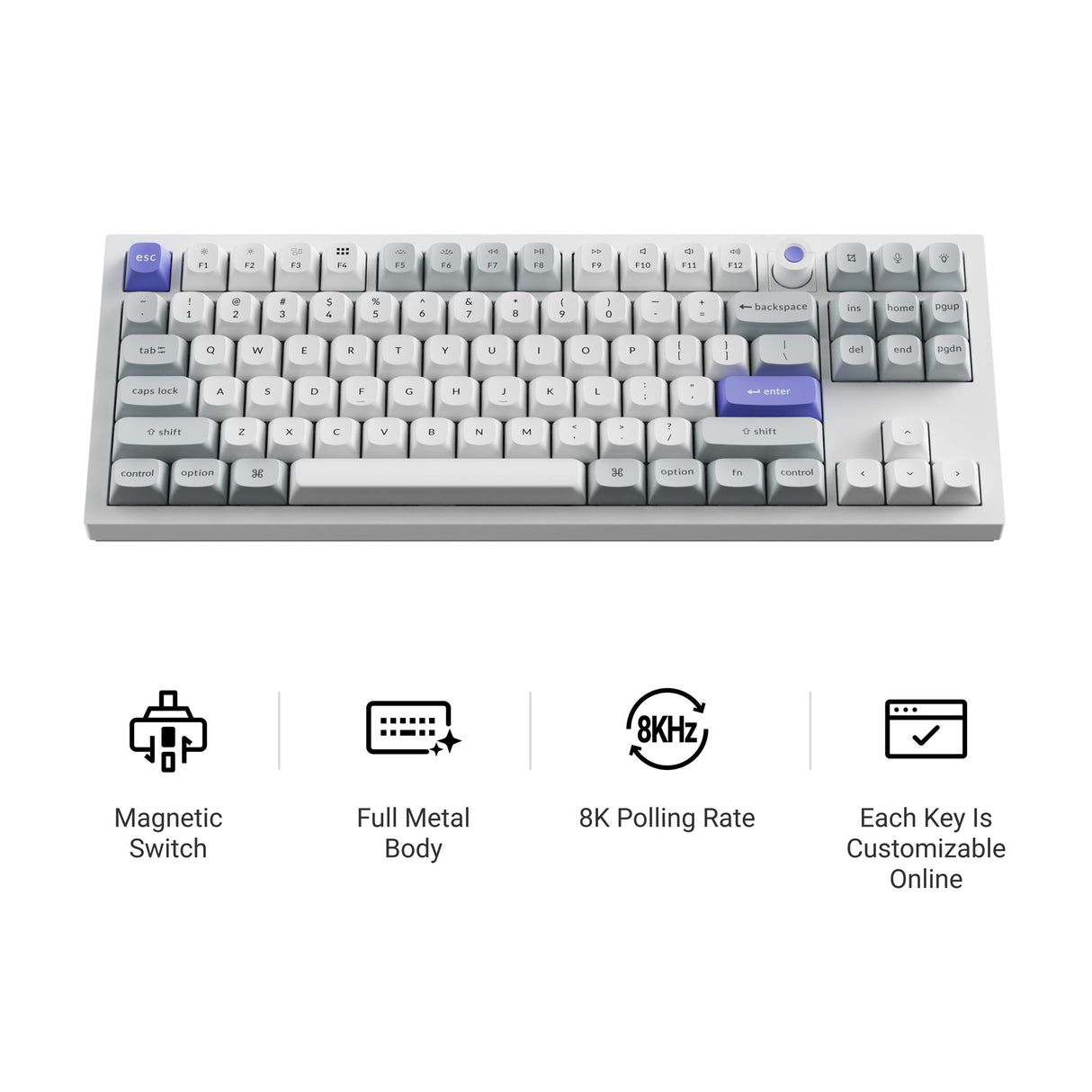 Keychron Q3 HE 8K Magnetic TMR Switch Keyboard - Keychron Thailand