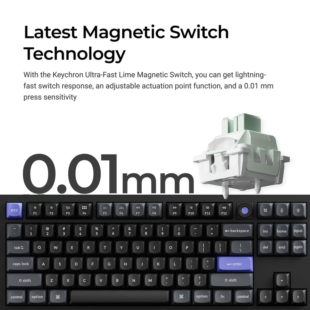 Keychron Q3 HE 8K Magnetic TMR Switch Keyboard - Keychron Thailand