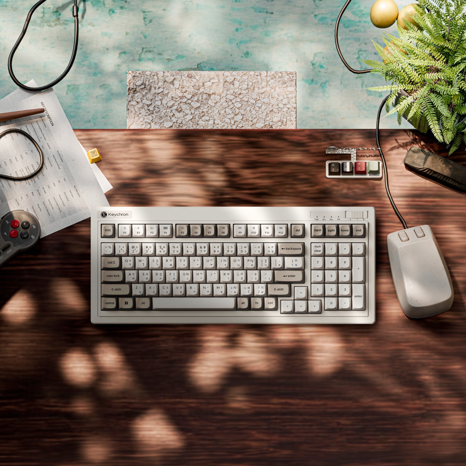 Keychron R5 Retro Wireless Mechanical Keyboard - Keychron Thailand