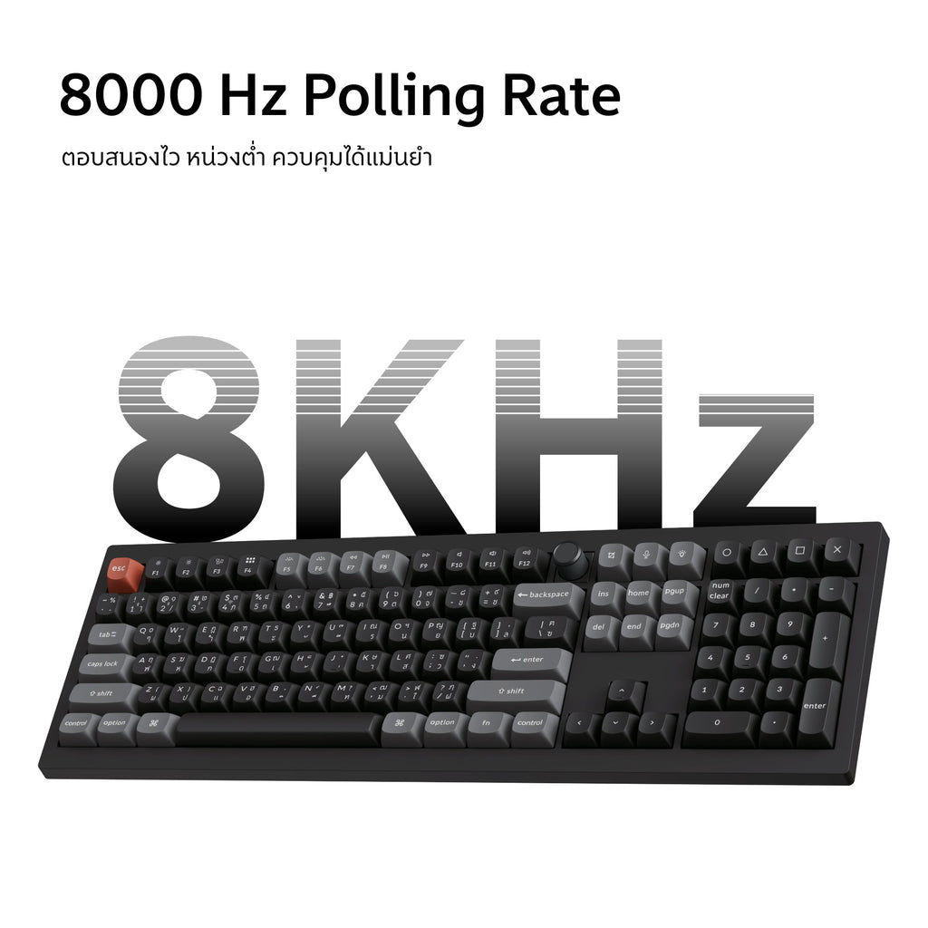 Keychron V6 Ultra 8K Wireless Custom Mechanical Keyboard - Keychron Thailand